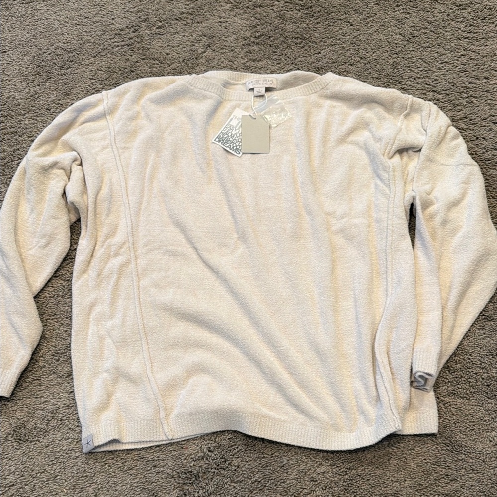 Barefoot dreams boatneck pullover